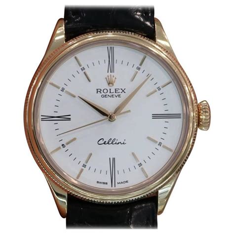 rolex cellini date white dial rose|Rolex cellini date.